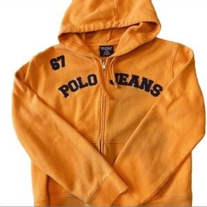 Polo Jeans Kids Medium Full Zip Hooded Sweatshirt